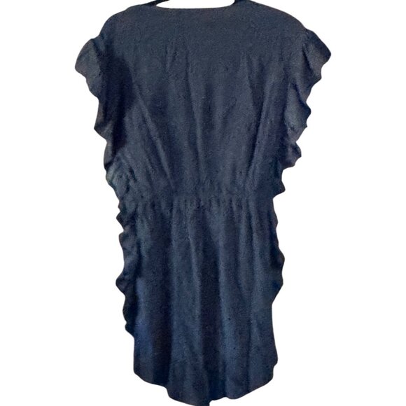 IRO Zestful Lace Inset Black Mini Dress Size 34 XS - Picture 13 of 16